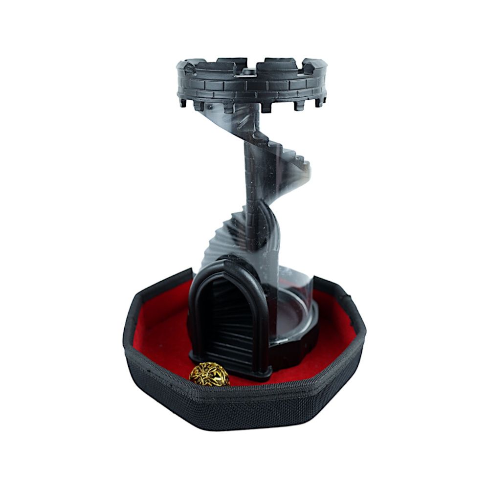 LPG Essentials Seethrough Dice Tower - Black