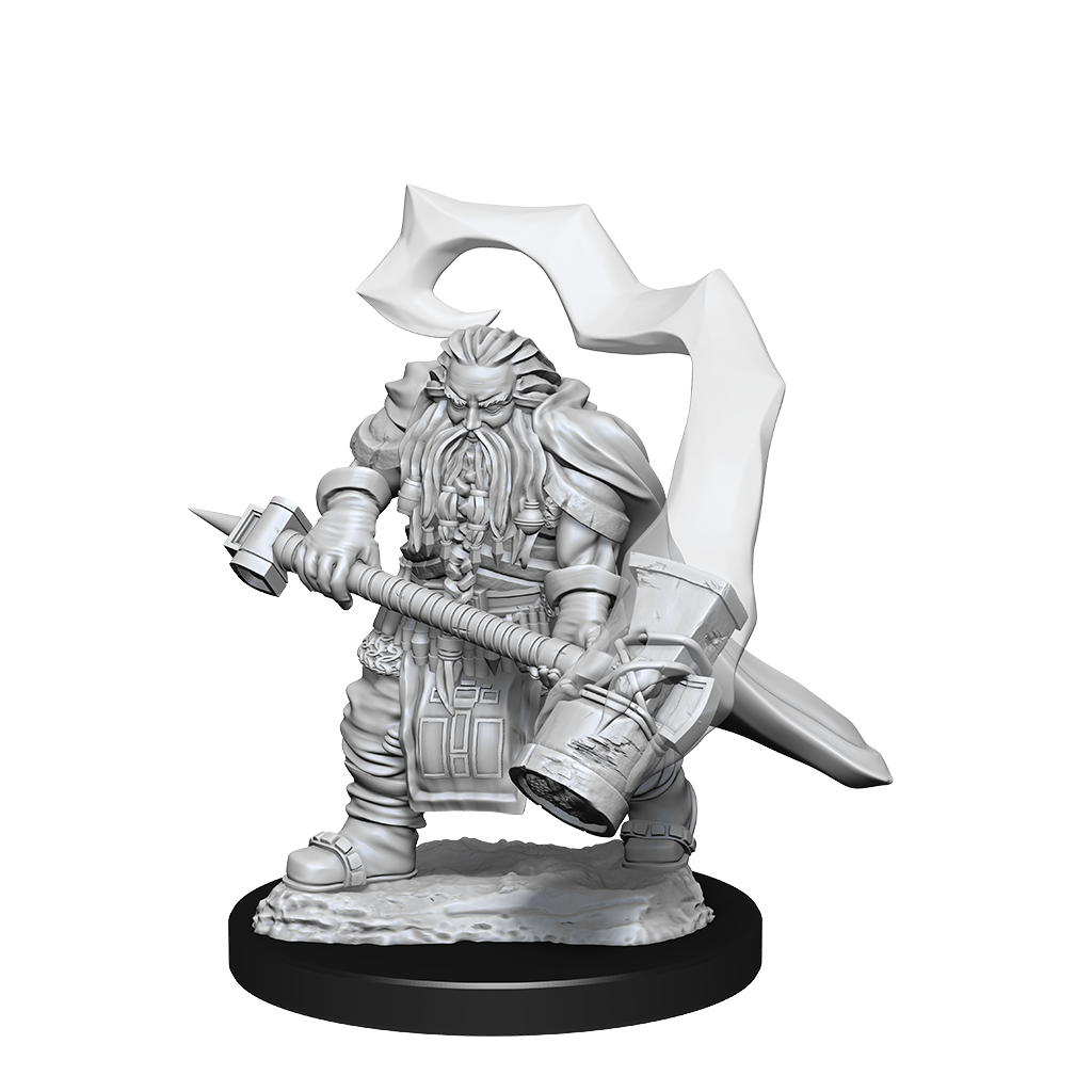 D&D Nolzurs Marvelous Unpainted Miniatures Dwarf Cleric Male
