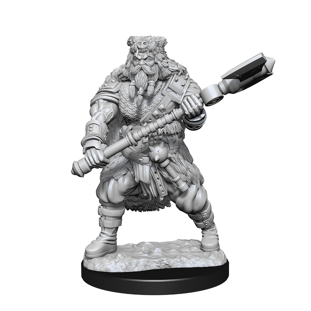 D&D Nolzurs Marvelous Unpainted Miniatures Human Barbarian Male