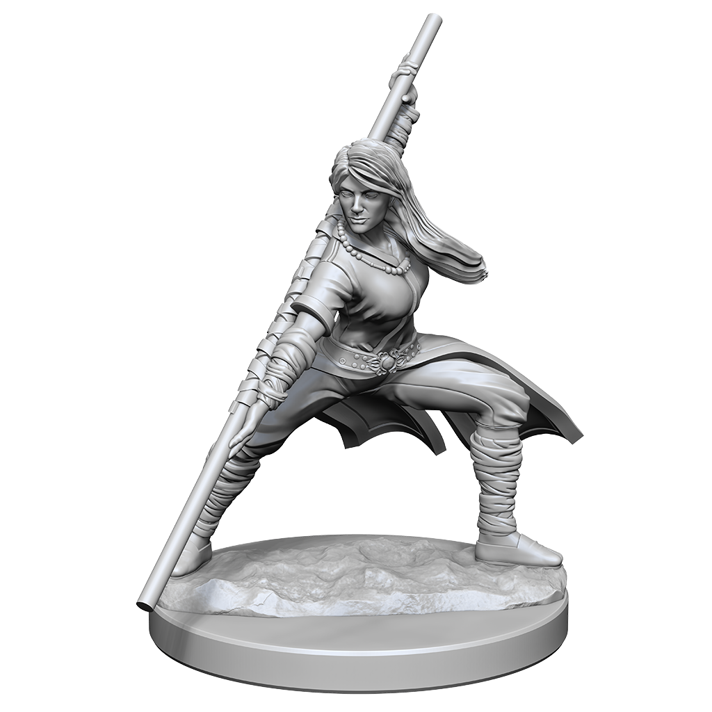 D&D Nolzurs Marvelous Unpainted Miniatures Human Monk Female