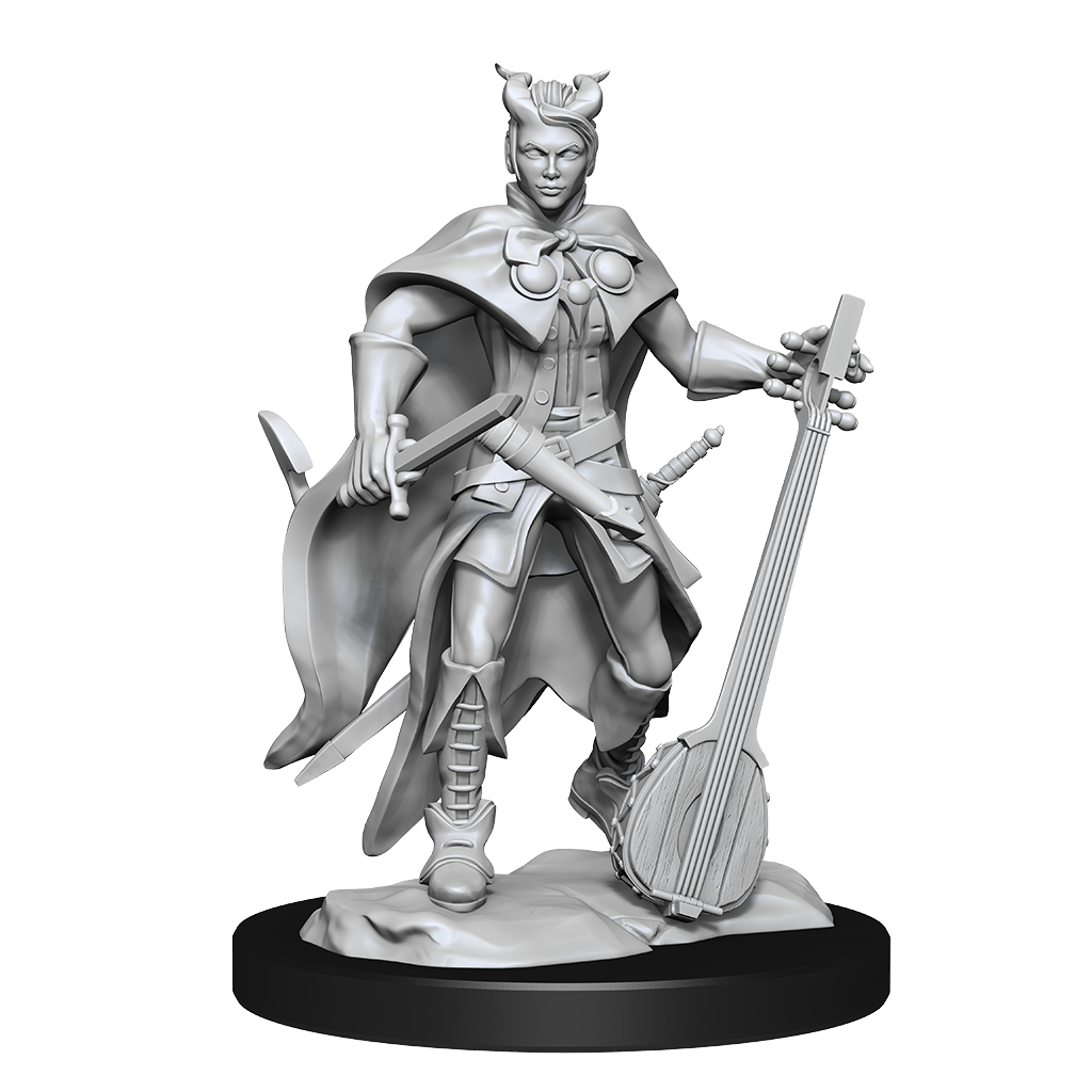 D&D Nolzurs Marvelous Unpainted Miniatures Tiefling Bard Female