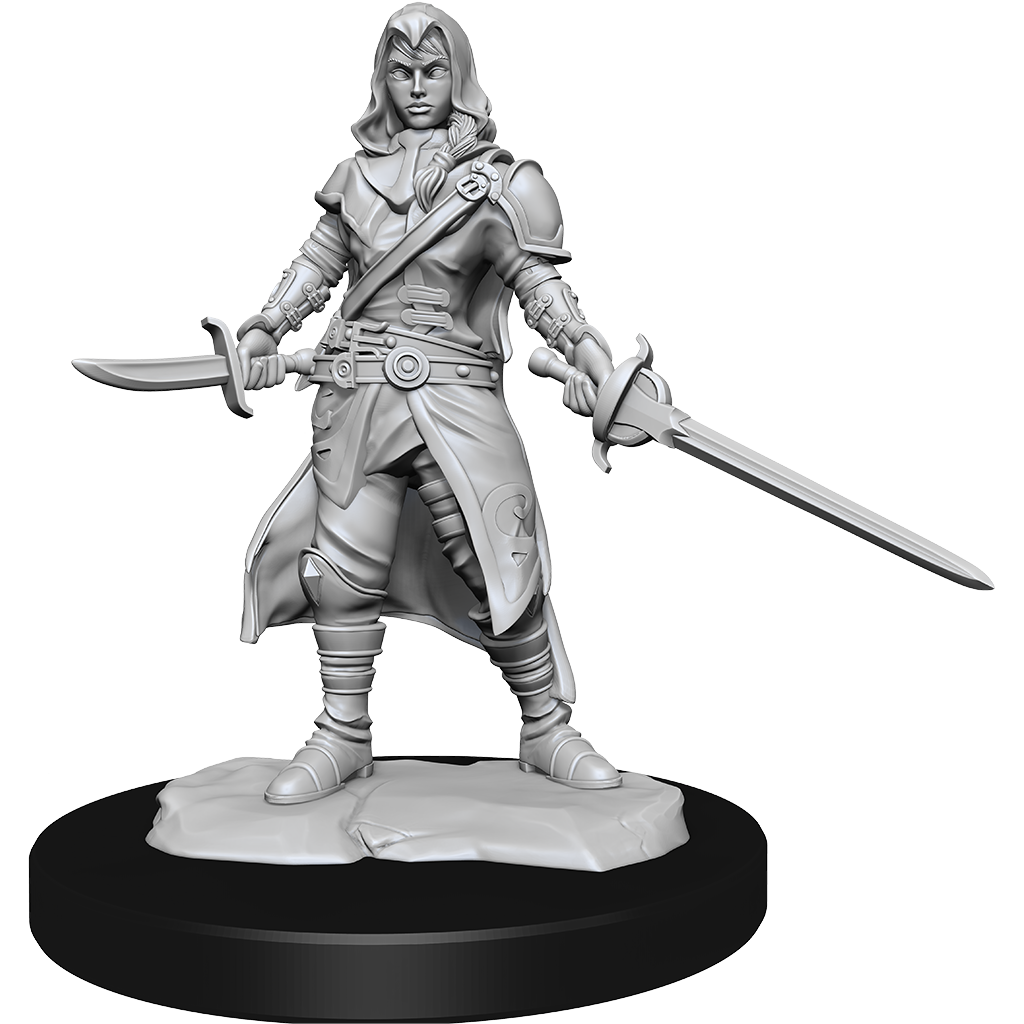 D&D Nolzurs Marvelous Unpainted Miniatures Half-Elf Rogue Female