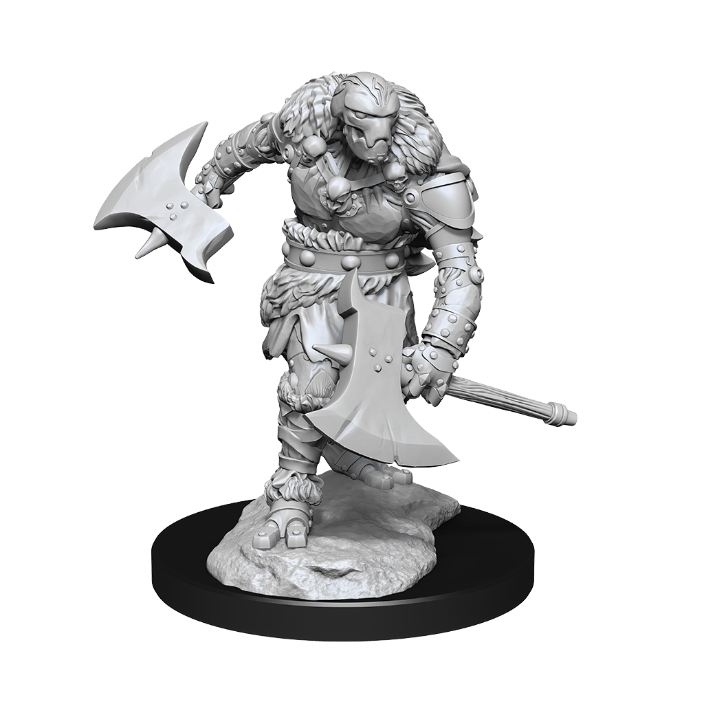 D&D Nolzurs Marvelous Unpainted Miniatures Warforged Barbarian