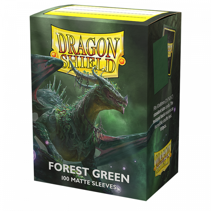 Dragon Shield Matte Sleeves - Forest Green