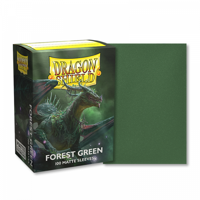 Dragon Shield Matte Sleeves - Forest Green