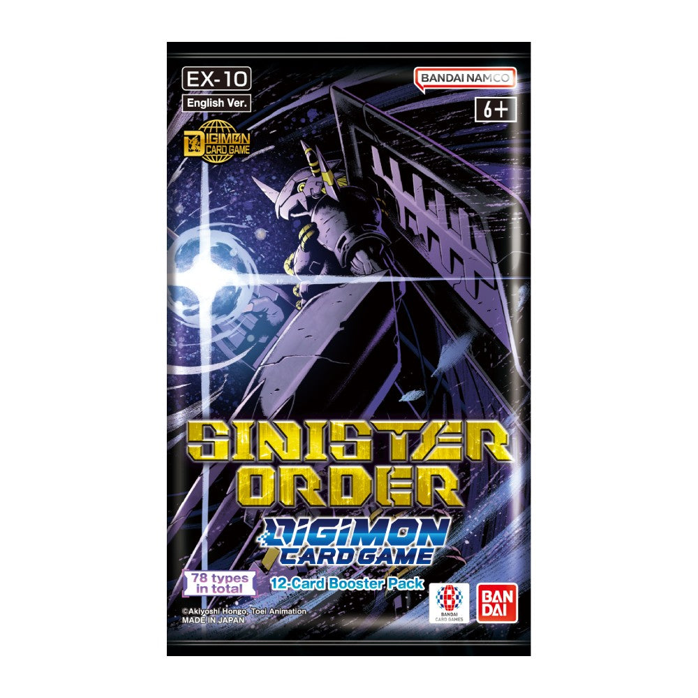 Digimon Card Game: Extra Booster Display – Sinister Order [EX-10]