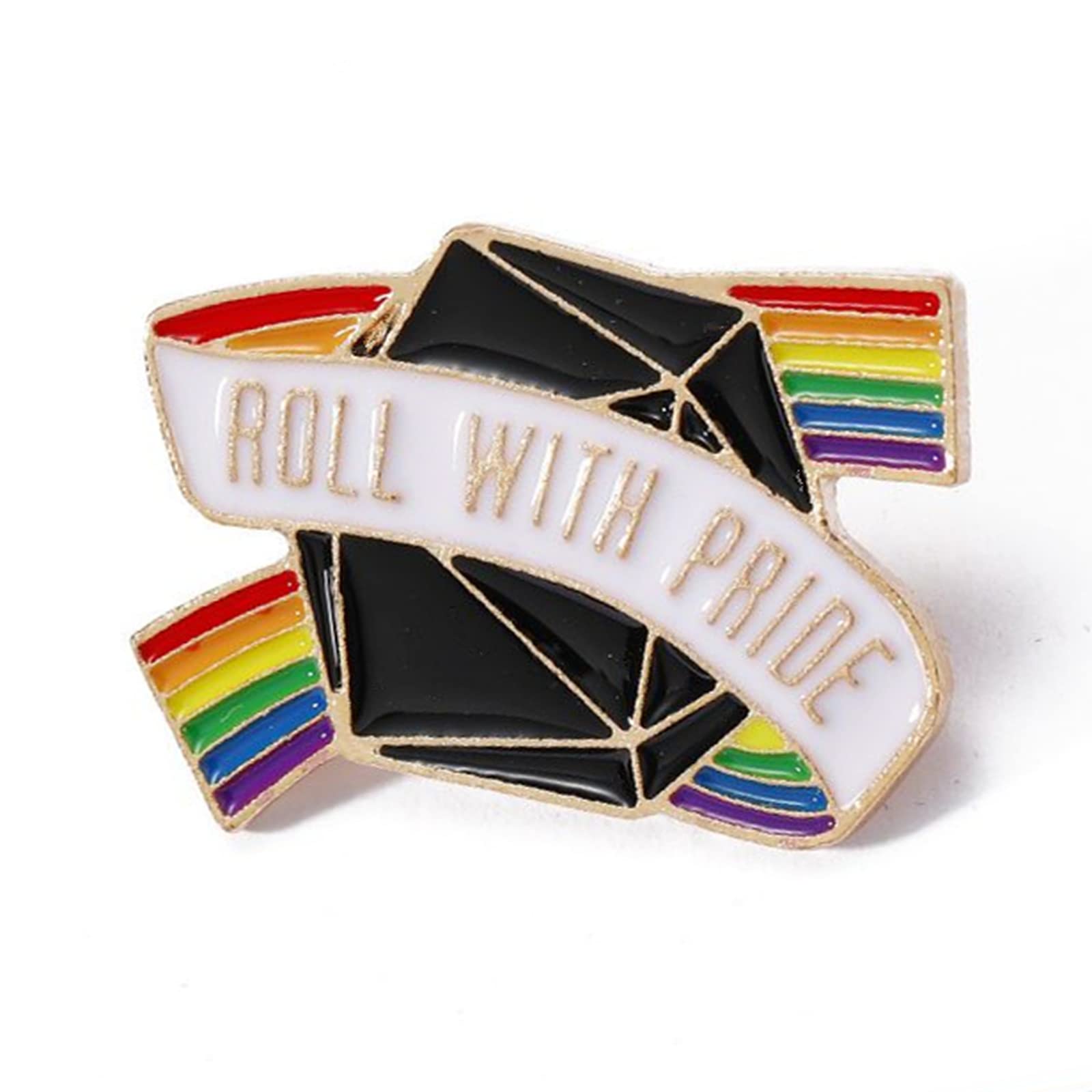Roll with Pride Pin