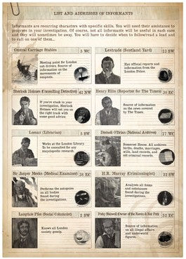 Sherlock Holmes Consulting Detective Baker Street Irregulars