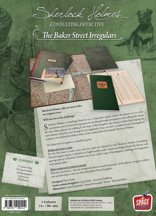 Sherlock Holmes Consulting Detective Baker Street Irregulars