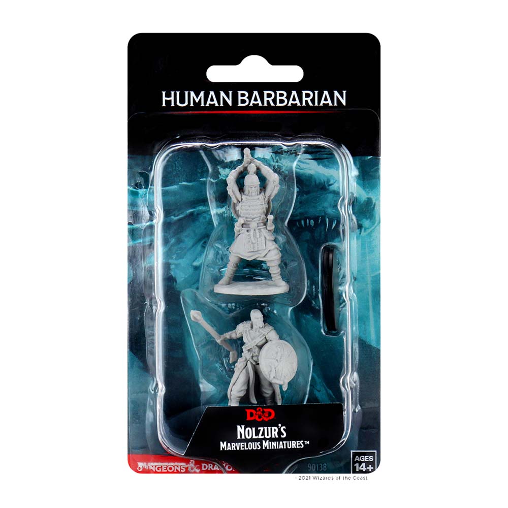 D&D Nolzur’s Marvelous Miniatures: Human Barbarian Male