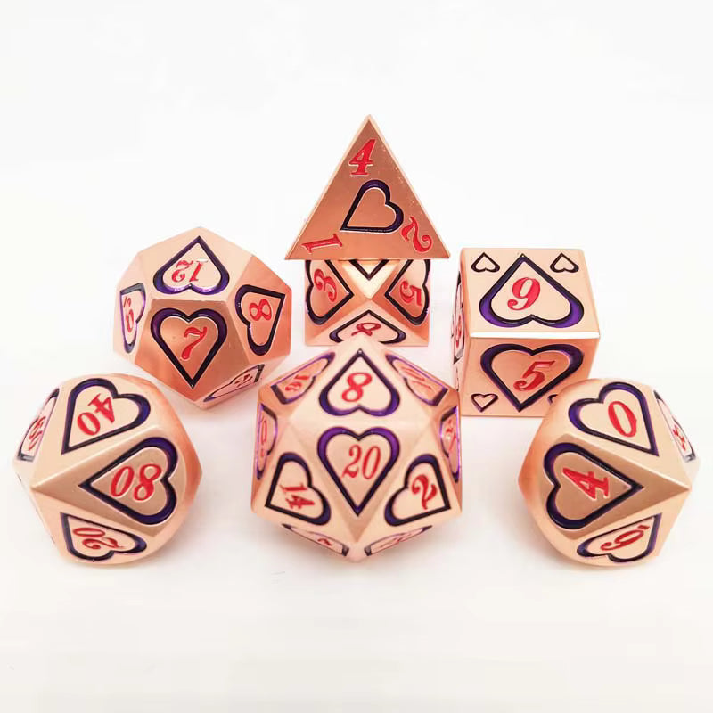 Sweetheart Metal Dice