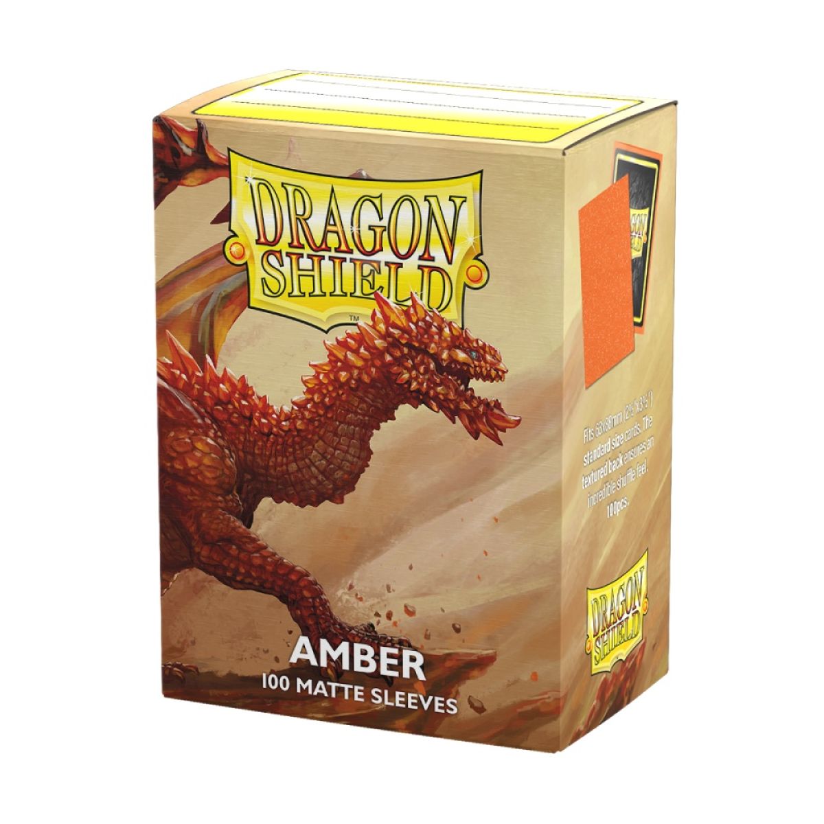 Dragon Shield Matte Sleeves - Amber