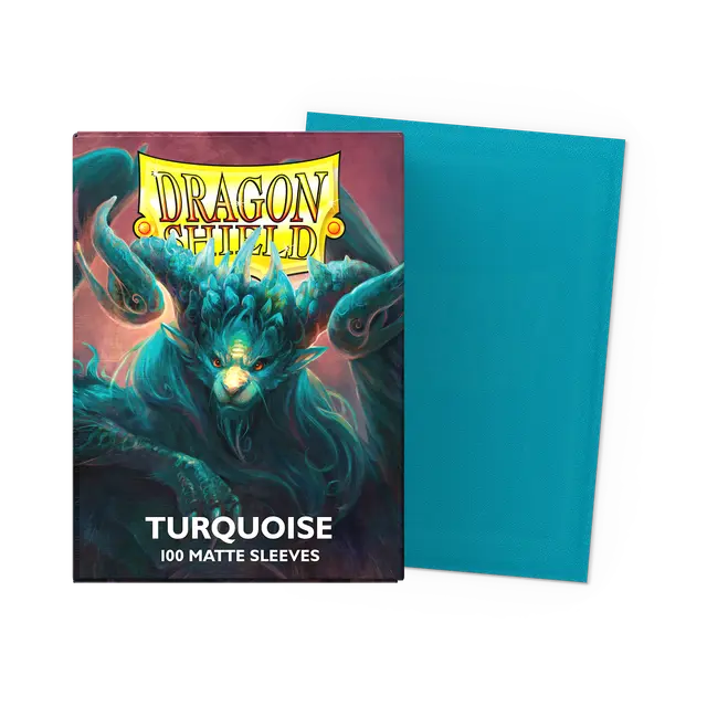 Dragon Shield Matte Sleeves - Turquoise