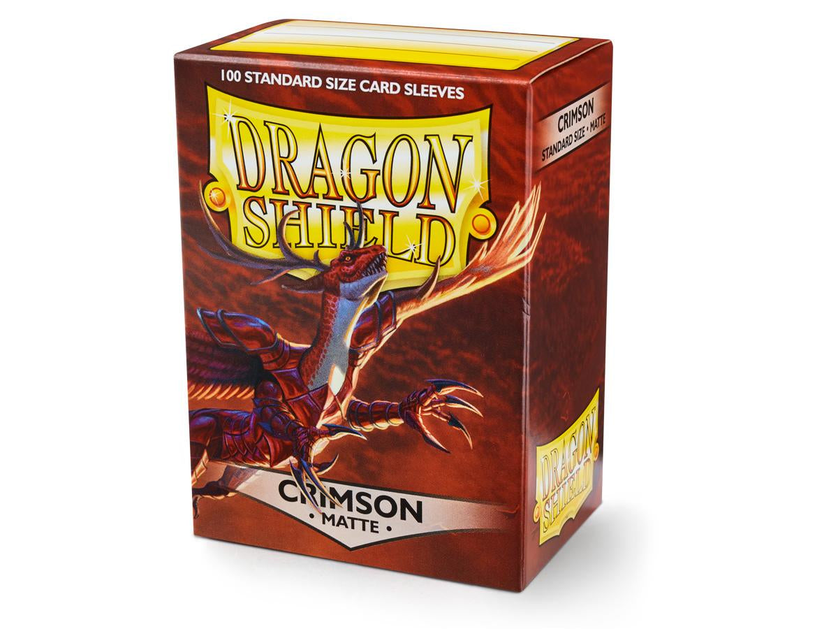Dragon Shield Matte Sleeves - Crimson